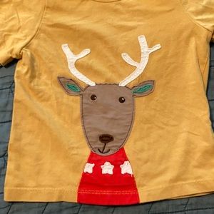 Baby Boden Reindeer shirt 6-12 months